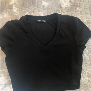 Black Crop Top